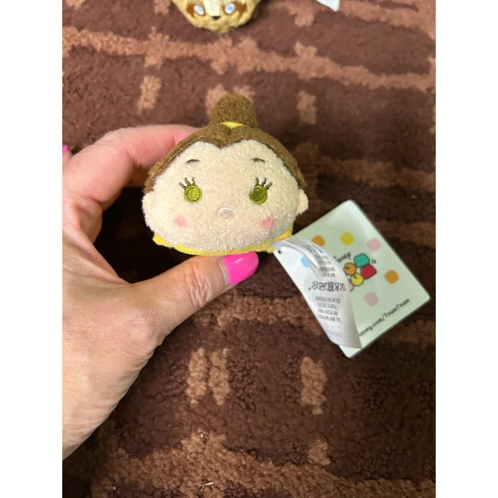 Disney Tsum Tsum‎ Beauty and the Beast: Belle, Beast, Mrs Potts,Chip  Lot of 4